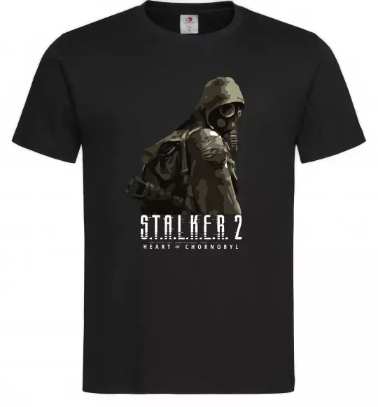 Чоловіча футболка Stalker 2 Похід Чорний фото