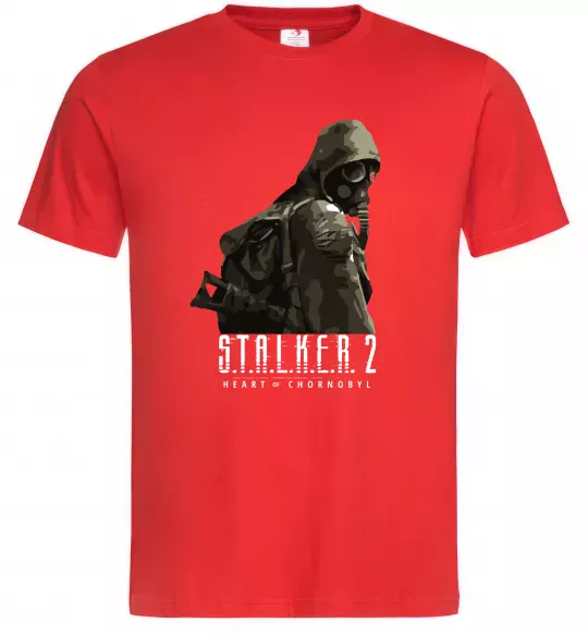 Чоловіча футболка Stalker 2 Похід Червоний фото