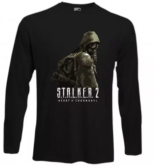 Лонгслив Stalker 2 Похід Черный фото