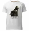 Мужская премиум футболка Stalker 2 Похід Белый фото