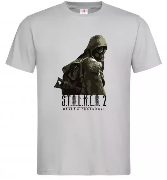 Чоловіча футболка Stalker 2 Похід Сірий фото