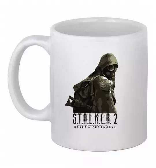 Чашка керамічна Stalker 2 Похід Білий фото