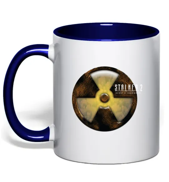 Чашка с цветной ручкой Stalker 2 Аномалії 2 Глубокий темно-синий фото