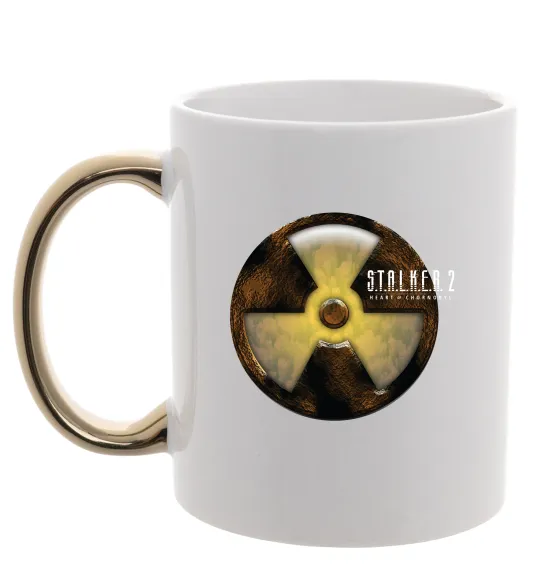 Чашка с цветной ручкой Stalker 2 Аномалії 2 Золото фото