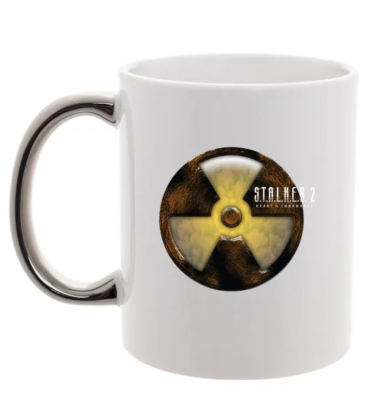 Чашка с цветной ручкой Stalker 2 Аномалії 2 Серебро фото