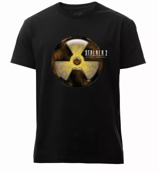 Мужская премиум футболка Stalker 2 Аномалії 2 Черный фото