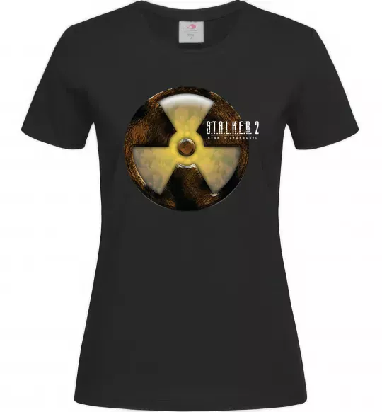 Женская футболка Stalker 2 Аномалії 2 Черный фото