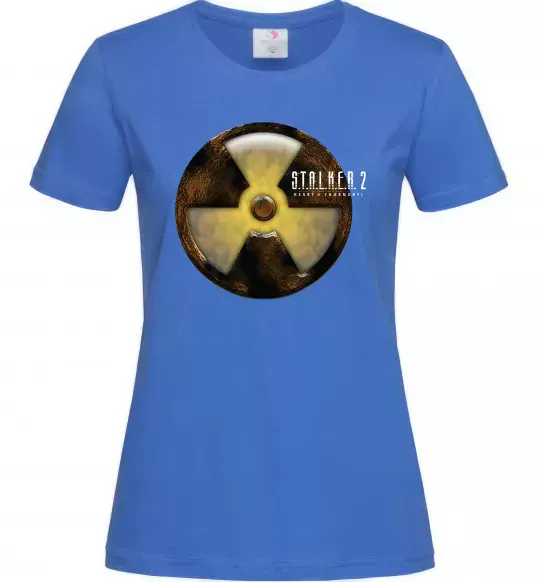Женская футболка Stalker 2 Аномалії 2 Ярко-синий фото
