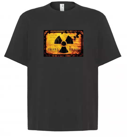 Футболка Оверсайз Stalker 2 Символ Чорний фото