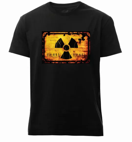 Мужская премиум футболка Stalker 2 Символ Черный фото