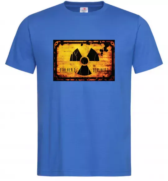 Мужская футболка Stalker 2 Символ Ярко-синий фото