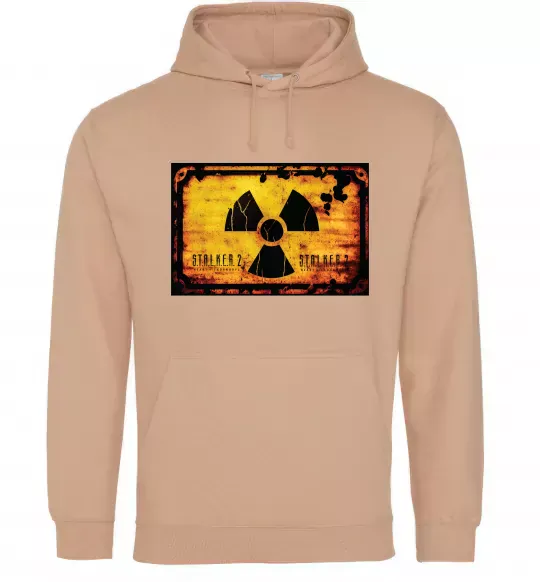 Женская толстовка (худи) Stalker 2 Символ Песочный фото