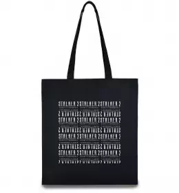 Эко-сумка Stalker 2 Heart Of Chernobyl Logo 2 Черный фото