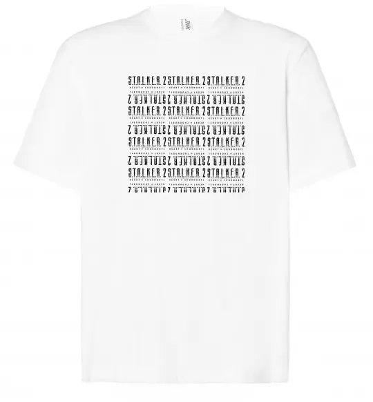 Футболка Оверсайз Stalker 2 Heart Of Chernobyl Logo 2 Белый фото