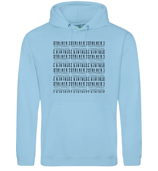 Чоловіча толстовка (худі) Stalker 2 Heart Of Chernobyl Logo 2 Блакитний фото