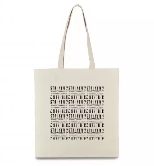 Еко-сумка Stalker 2 Heart Of Chernobyl Logo 2 Бежевий фото