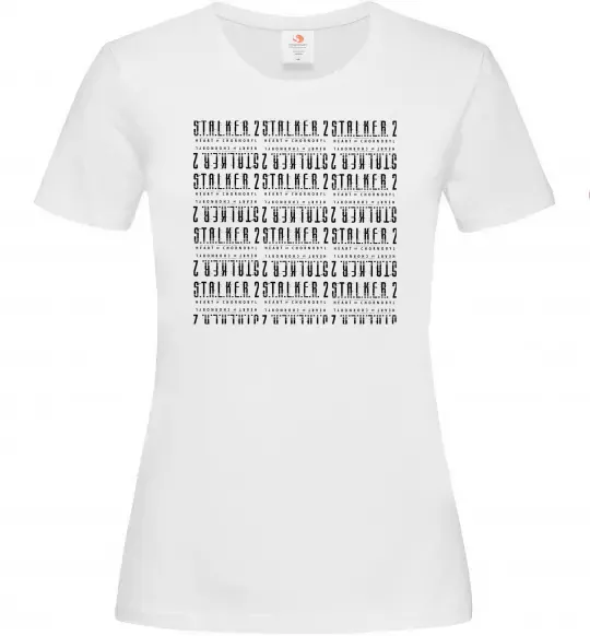 Жіноча футболка Stalker 2 Heart Of Chernobyl Logo 2 Білий фото