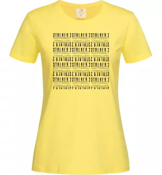 Жіноча футболка Stalker 2 Heart Of Chernobyl Logo 2 Лимонний фото