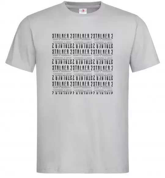 Мужская футболка Stalker 2 Heart Of Chernobyl Logo 2 Серый фото