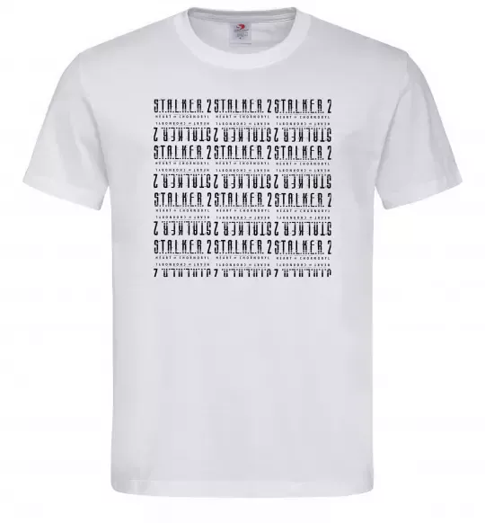 Мужская футболка Stalker 2 Heart Of Chernobyl Logo 2 Белый фото