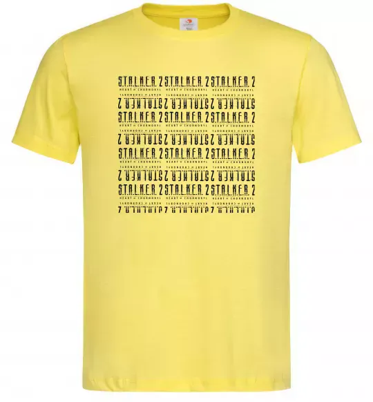 Мужская футболка Stalker 2 Heart Of Chernobyl Logo 2 Лимонный фото