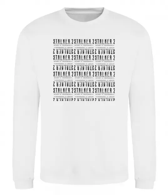 Світшот Stalker 2 Heart Of Chernobyl Logo 2 Білий фото