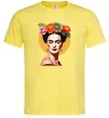 Чоловіча футболка Фріда Кало з вінком Лимонний фото