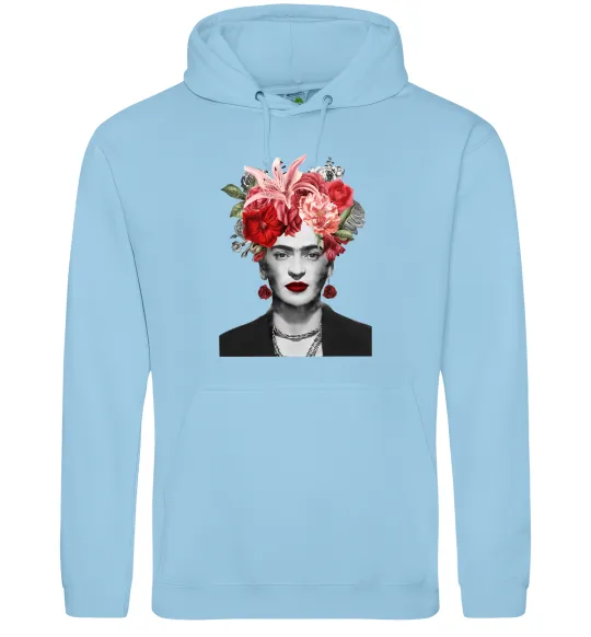 Женская толстовка (худи) Фріда Кало Голубой фото