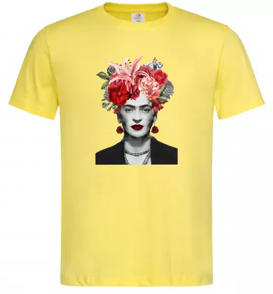Чоловіча футболка Фріда Кало Лимонний фото