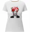 Жіноча преміум футболка Фріда Кало Білий фото