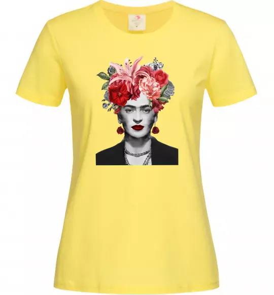 Жіноча футболка Фріда Кало Лимонний фото