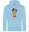 Мужская толстовка (худи) Frida Kahlo Голубой фото