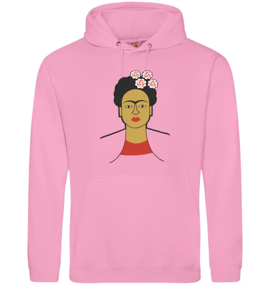 Жіноча толстовка (худі) Frida Kahlo Рожевий фото