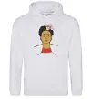 Женская толстовка (худи) Frida Kahlo Серый меланж Женская толстовка (худи) Frida Kahlo Серый меланж фото