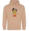 Женская толстовка (худи) Frida Kahlo Песочный Женская толстовка (худи) Frida Kahlo Песочный фото