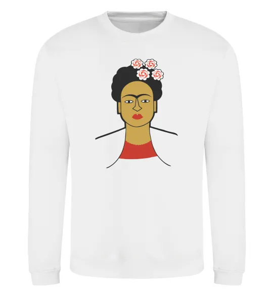 Свитшот Frida Kahlo Белый фото