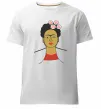 Мужская премиум футболка Frida Kahlo Белый фото