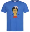 Чоловіча футболка Frida Kahlo Яскраво-синій фото
