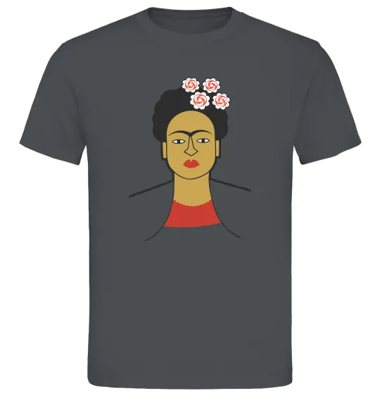 Чоловіча футболка Frida Kahlo Графіт фото