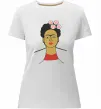 Женская премиум футболка Frida Kahlo Белый фото