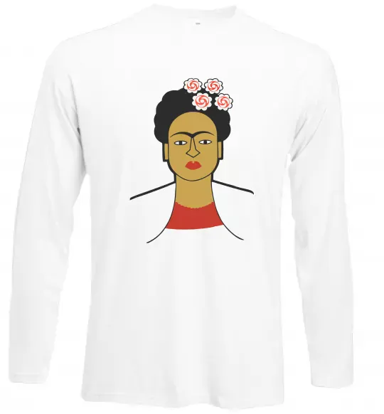 Лонгслив Frida Kahlo Белый фото