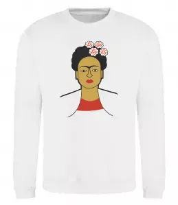 Світшот Frida Kahlo Білий фото