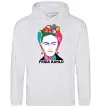 Мужская толстовка (худи) Frida Kahlo кольорова Серый меланж фото