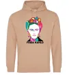 Мужская толстовка (худи) Frida Kahlo кольорова Песочный фото