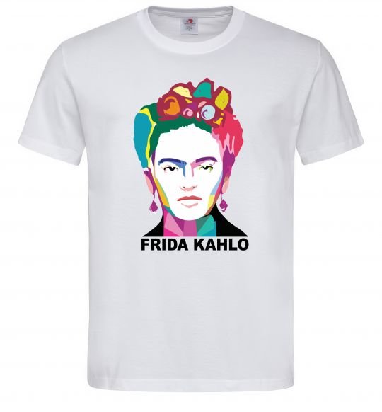 Чоловіча футболка Frida Kahlo кольорова Білий фото