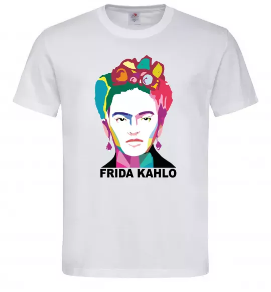 Мужская футболка Frida Kahlo кольорова Белый фото