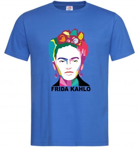 Чоловіча футболка Frida Kahlo кольорова Яскраво-синій фото