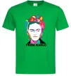Мужская футболка Frida Kahlo кольорова Зеленый Мужская футболка Frida Kahlo кольорова Зеленый фото
