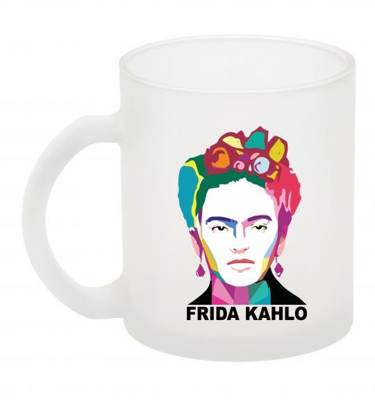 Чашка стеклянная Frida Kahlo кольорова Фроузен фото