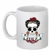 Чашка керамічна Frida Білий фото